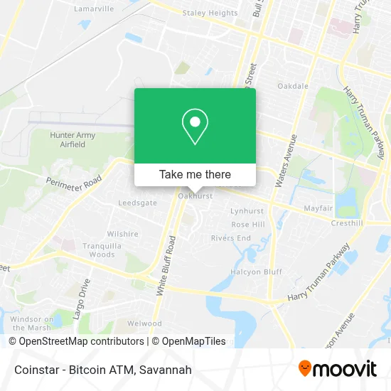 Coinstar - Bitcoin ATM map
