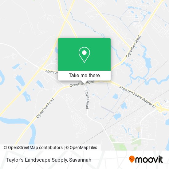 Taylor's Landscape Supply map