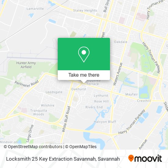 Mapa de Locksmith 25 Key Extraction Savannah