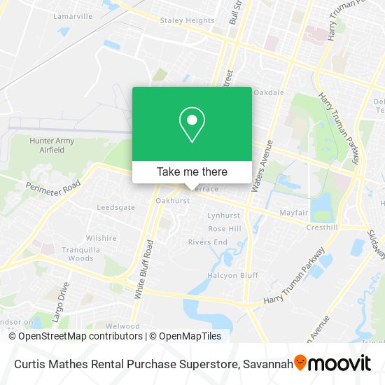 Mapa de Curtis Mathes Rental Purchase Superstore