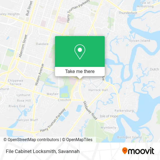 File Cabinet Locksmith map