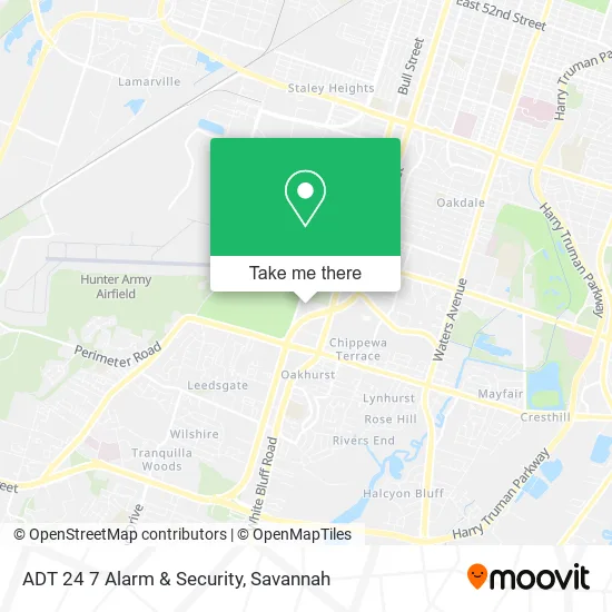 ADT 24 7 Alarm & Security map