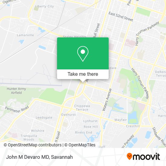 Mapa de John M Devaro MD