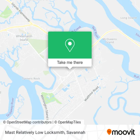 Mast Relatively Low Locksmith map