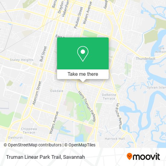 Truman Linear Park Trail map