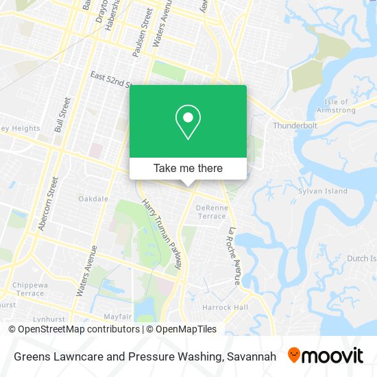 Mapa de Greens Lawncare and Pressure Washing