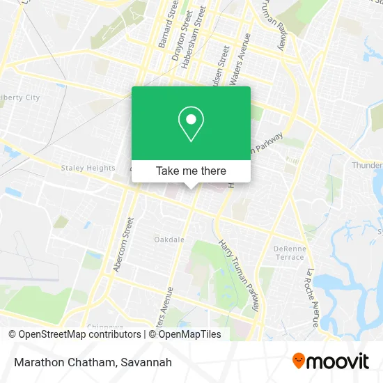 Marathon Chatham map