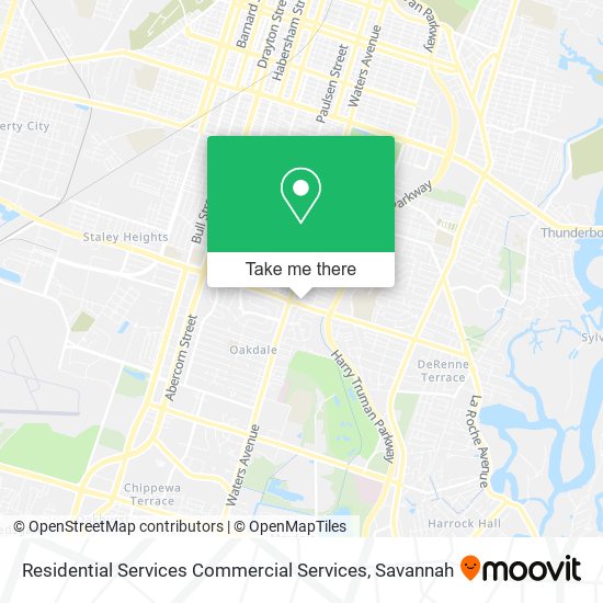 Mapa de Residential Services Commercial Services