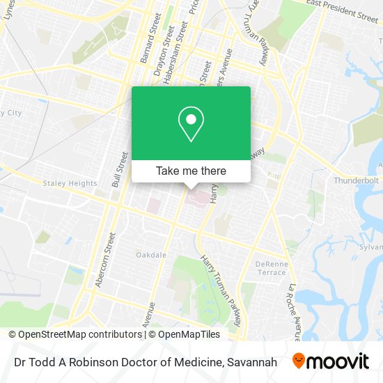 Dr Todd A Robinson Doctor of Medicine map