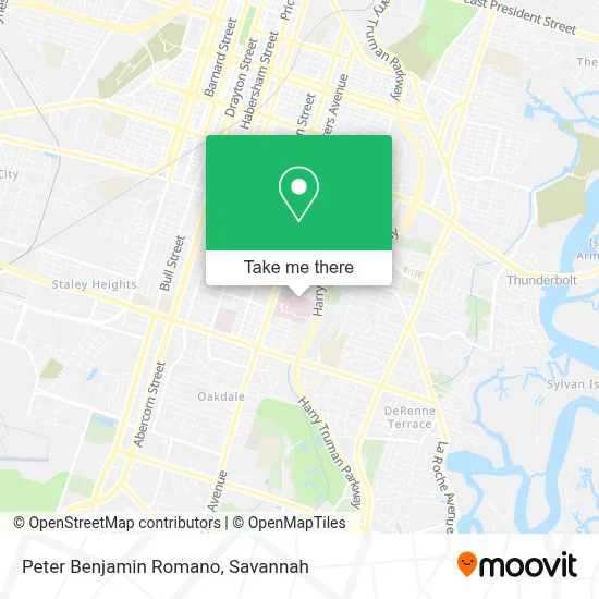 Peter Benjamin Romano map