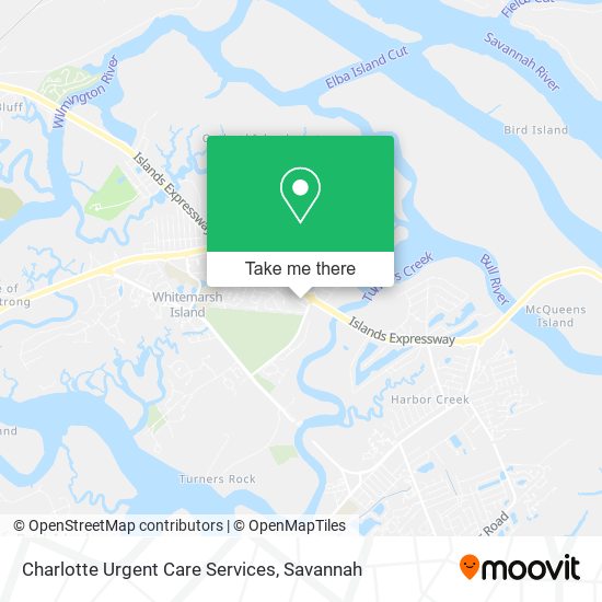 Mapa de Charlotte Urgent Care Services