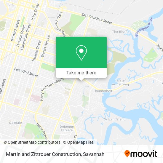 Martin and Zittrouer Construction map