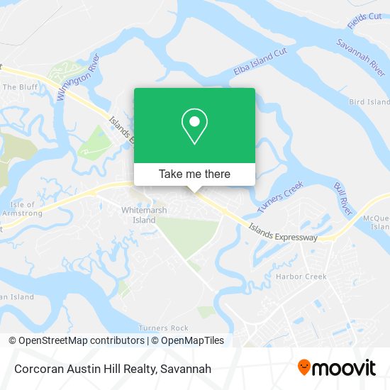 Corcoran Austin Hill Realty map