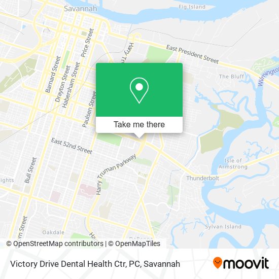 Mapa de Victory Drive Dental Health Ctr, PC