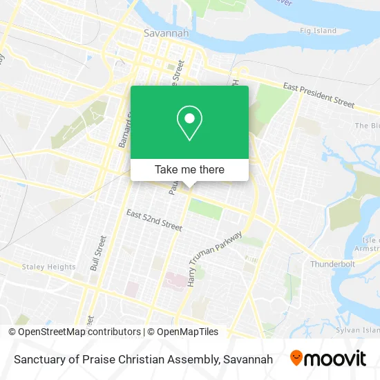 Sanctuary of Praise Christian Assembly map