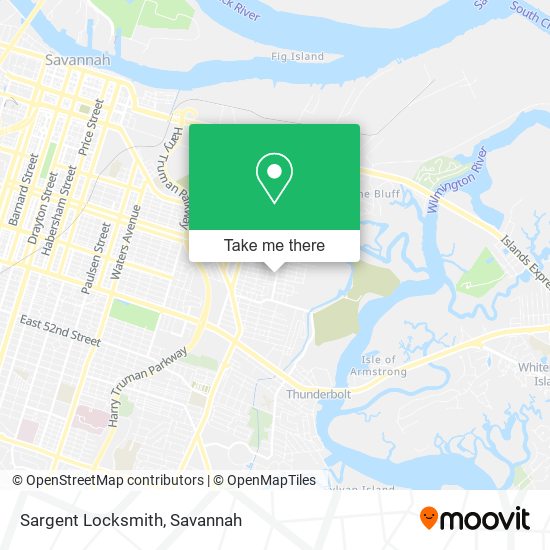 Sargent Locksmith map