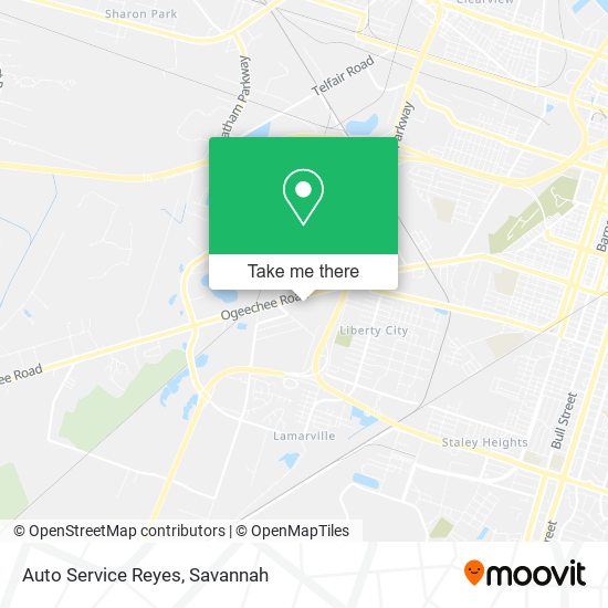 Auto Service Reyes map