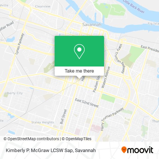 Mapa de Kimberly P. McGraw LCSW Sap