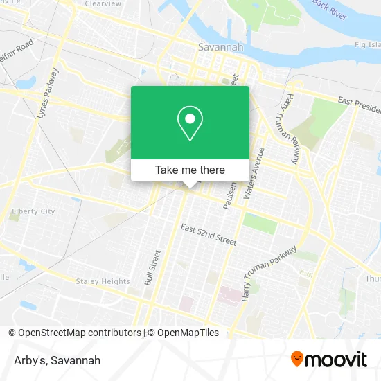 Arby's map