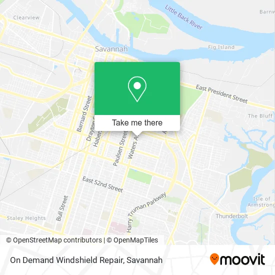 On Demand Windshield Repair map
