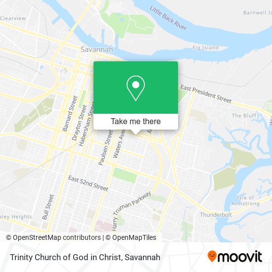 Trinity Church of God in Christ map