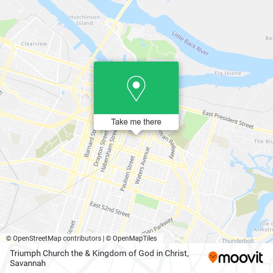 Mapa de Triumph Church the & Kingdom of God in Christ