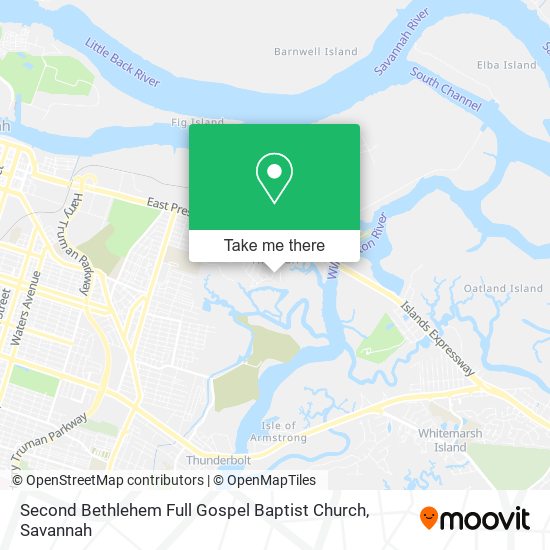Second Bethlehem Full Gospel Baptist Church map
