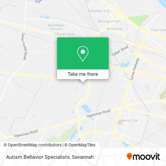 Autism Behavior Specialists map