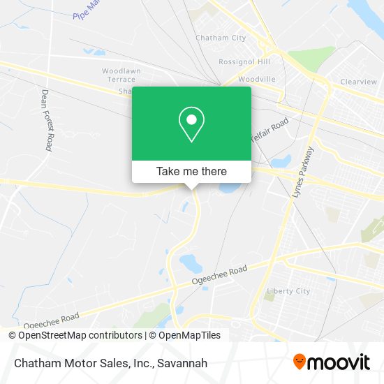 Chatham Motor Sales, Inc. map