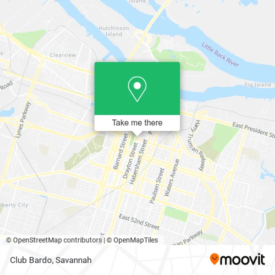 Club Bardo map