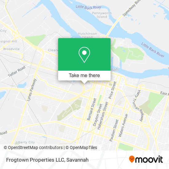 Mapa de Frogtown Properties LLC