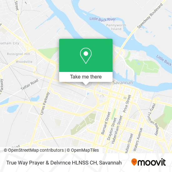 True Way Prayer & Delvrnce HLNSS CH map
