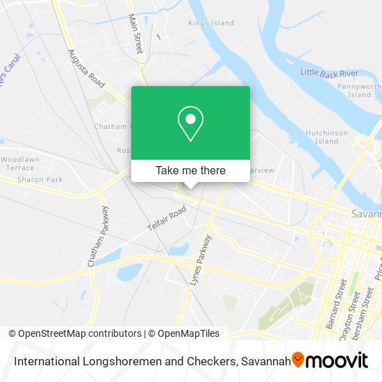 International Longshoremen and Checkers map