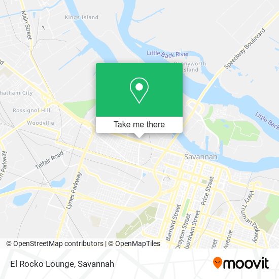 Mapa de El Rocko Lounge