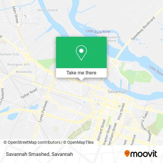 Savannah Smashed map