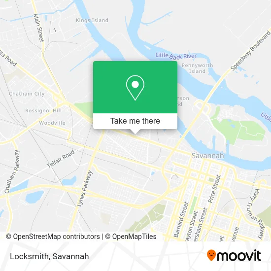 Locksmith map