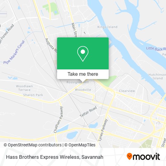 Mapa de Hass Brothers Express Wireless