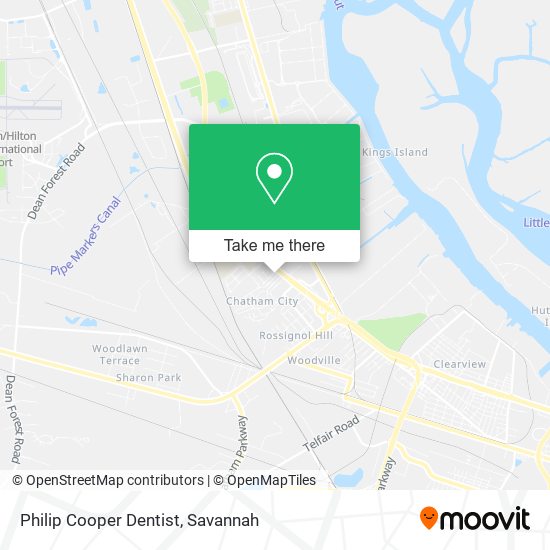 Philip Cooper Dentist map