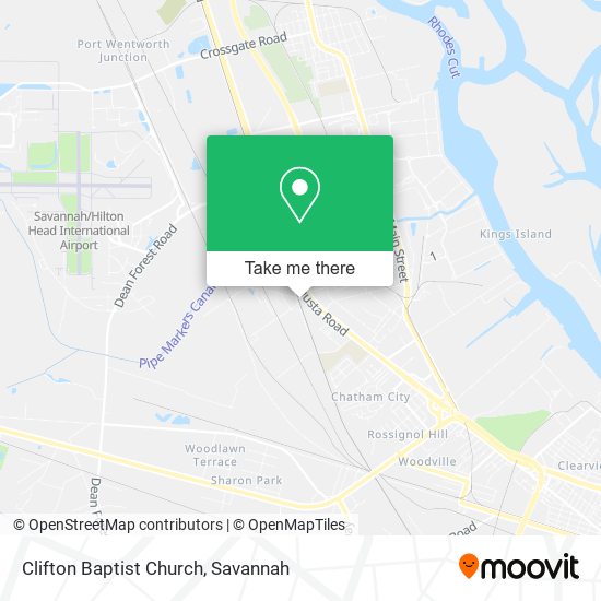 Mapa de Clifton Baptist Church