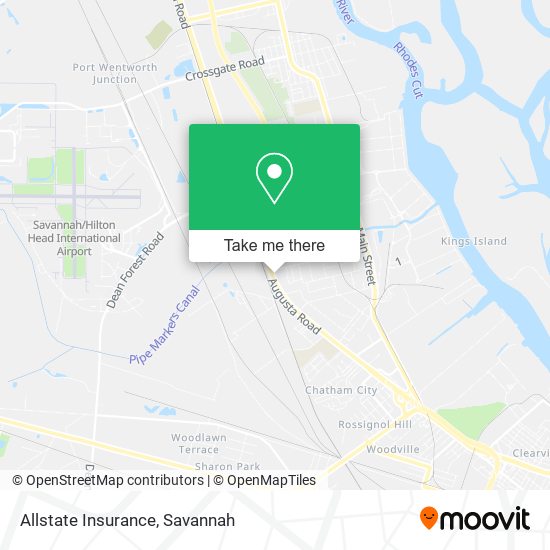 Allstate Insurance map