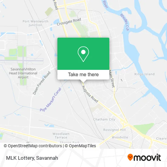 Mapa de MLK Lottery