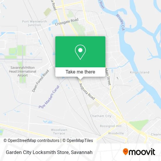 Garden City Locksmith Store map