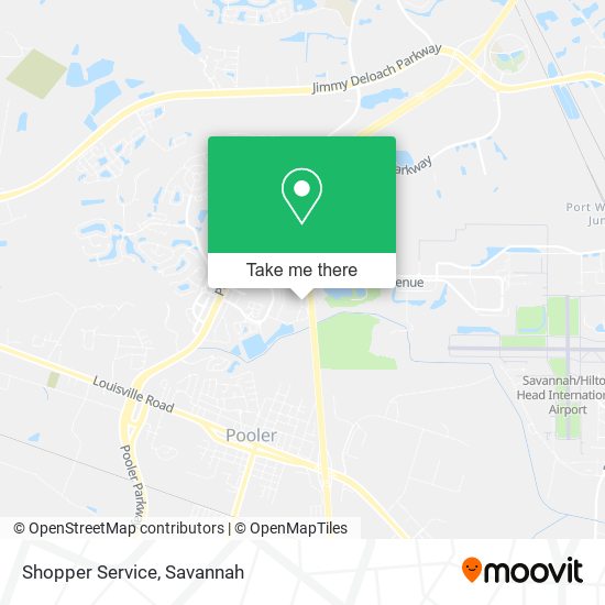 Mapa de Shopper Service