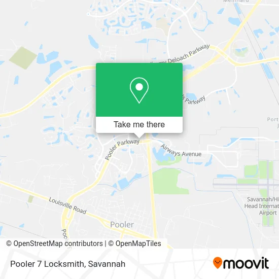 Pooler 7 Locksmith map