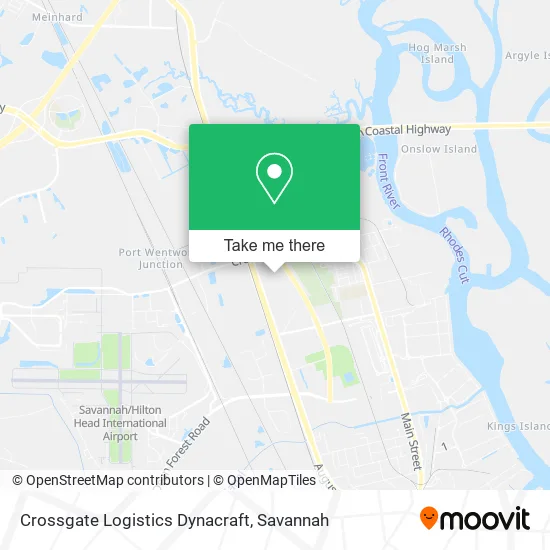 Crossgate Logistics Dynacraft map