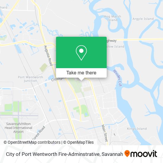 Mapa de City of Port Wentworth Fire-Adminstrative