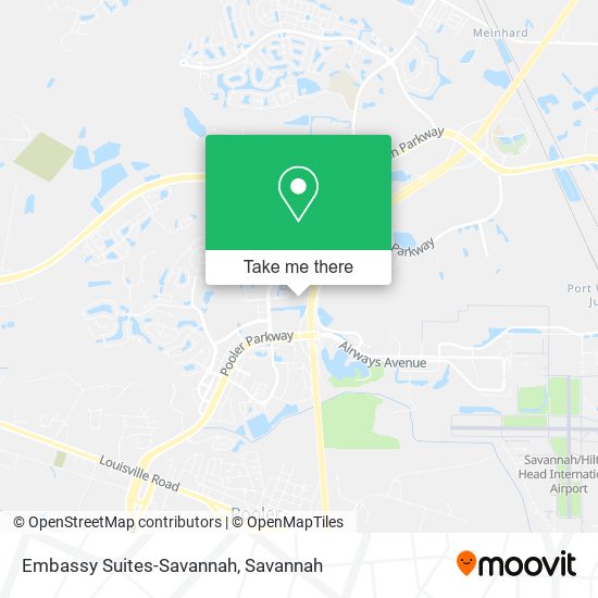 Embassy Suites-Savannah map