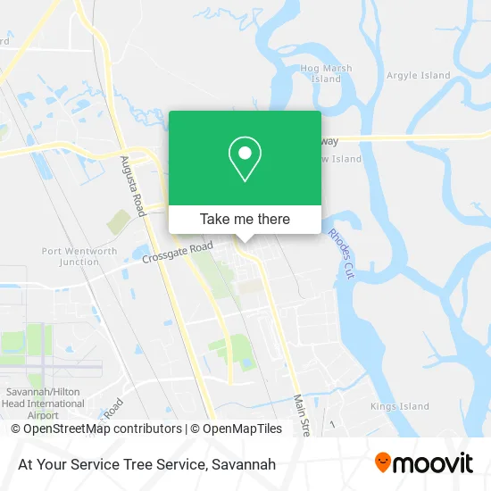 At Your Service Tree Service map