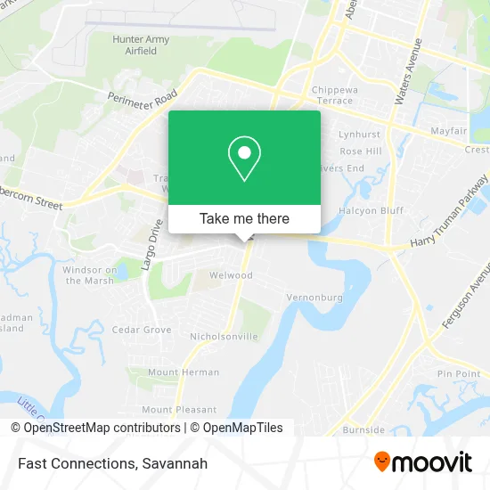 Fast Connections map