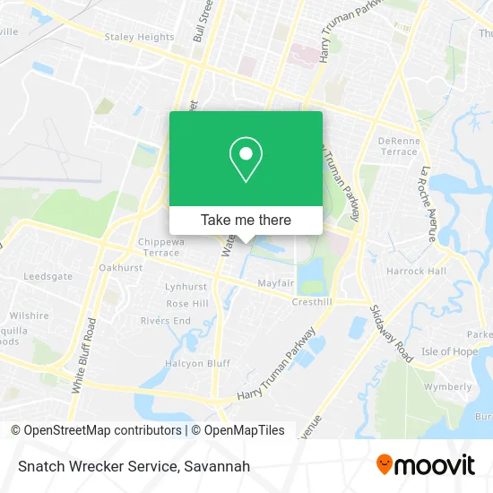 Mapa de Snatch Wrecker Service